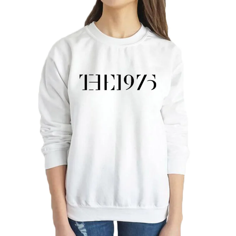 

NewWomen Hoodies Sweatshirts Harajuku Style THE 1975 Letters Printed Women Tracksuit Autumn Casual Pullover Fashion