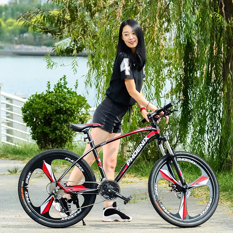 Phoenix Bicycle Motocross Micro-transfer 27 Speed Mountain Road Bike Men Women Students Mountain Bicycle Disc Brake Racing Bike Phoenix Bicycle Motocross Micro-transfer 27 Speed Mountain Road Bike Men Women Students Mountain Bicycle Disc Brake Racing Bike