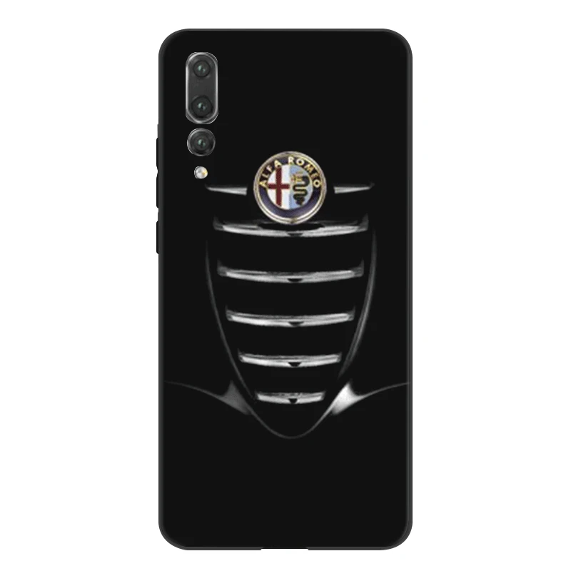 Desxz Cell Phone Case Silicone Alfa Romeo Logo For Huawei P Smart P8 P9 P10 P30 P20 Lite Pro Mini Cover