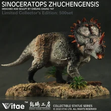 Vitae Юрского периода доистории животных китайский динозавр Sinoceratops Zhuchengensis коллекционеров смолы модель 1:35