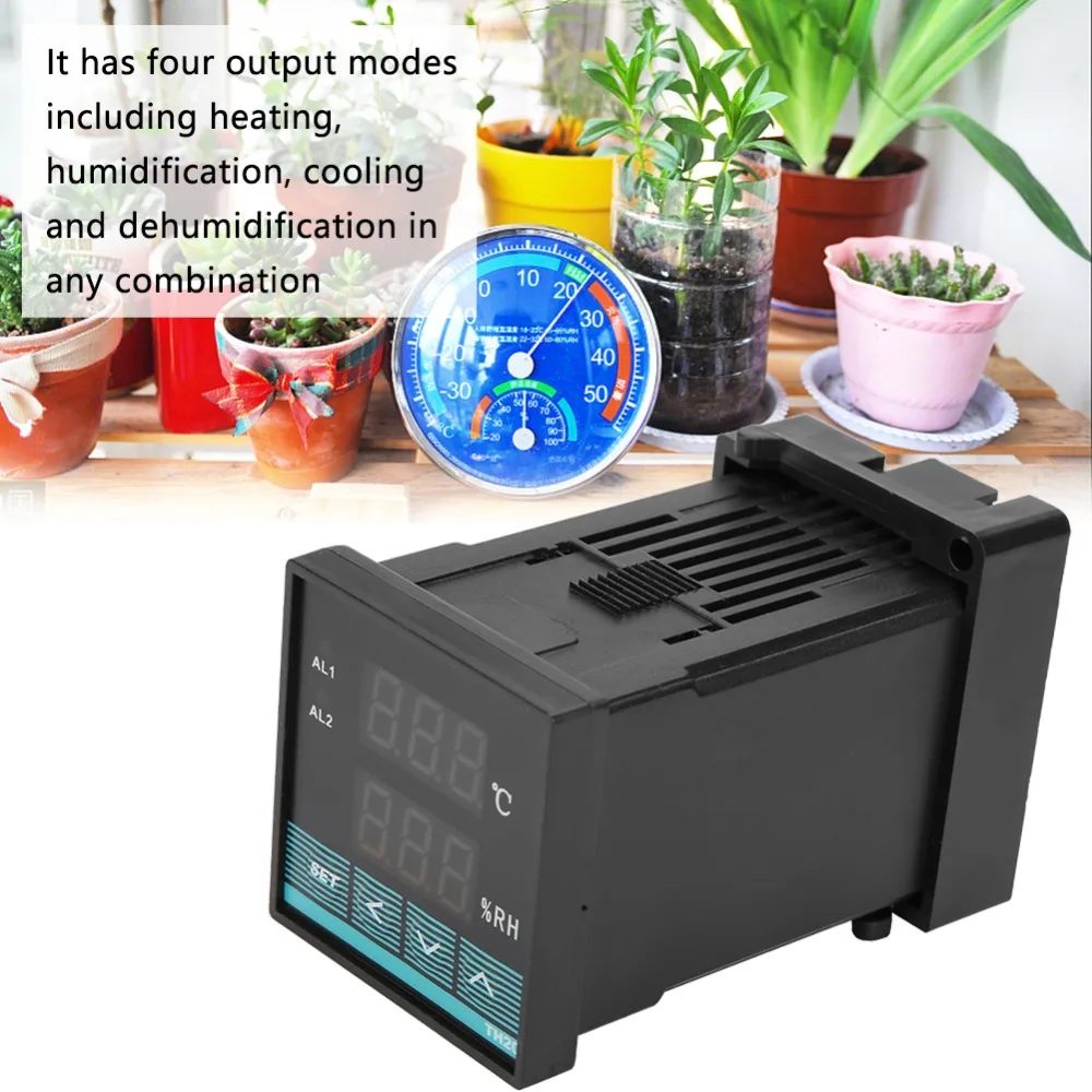 

AC85~265V Thermostat Temperature & Humidity Controller Thermostat with Relay Digital Filtering Function Thermostat Best Offer