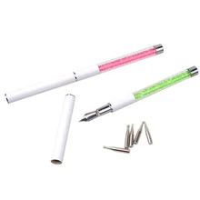 Мода Указывая Живопись Рисунок Pen Дизайн Ногтей Совет Щетка Для Ногтей Украшения