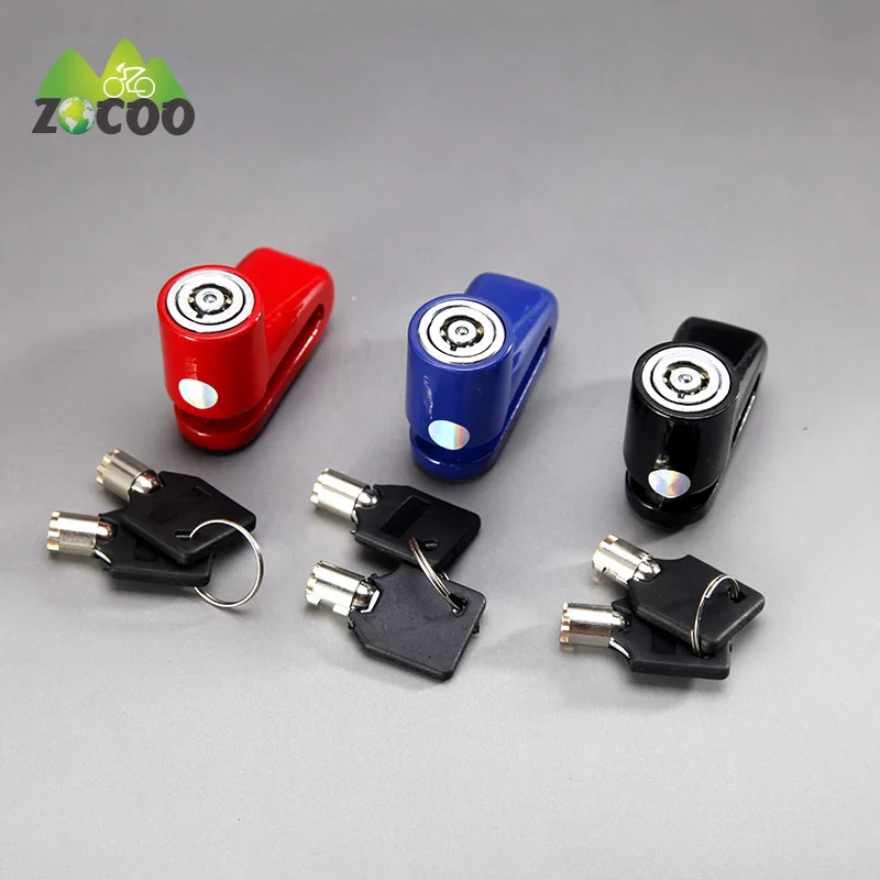 

Zocoo Free Shipping Anti theft Disk Disc Brake Rotor Lock For Scooter Bike Bicycle Motorcycle SafetyLock For Scooter Bicycle