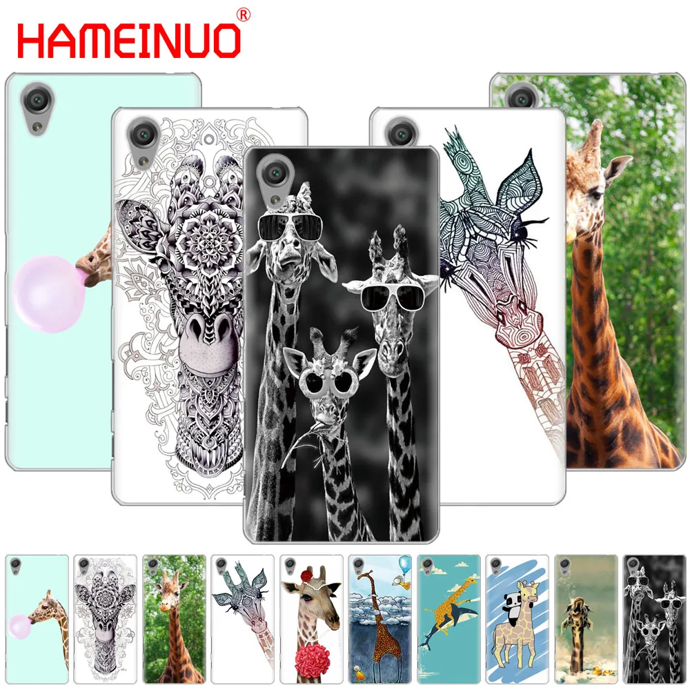 

HAMEINUO giraffes cute animal Cover phone Case for sony xperia C6 XA1 XA ULTRA X XP L1 X compact XR/XZ/XZS PREMIUM