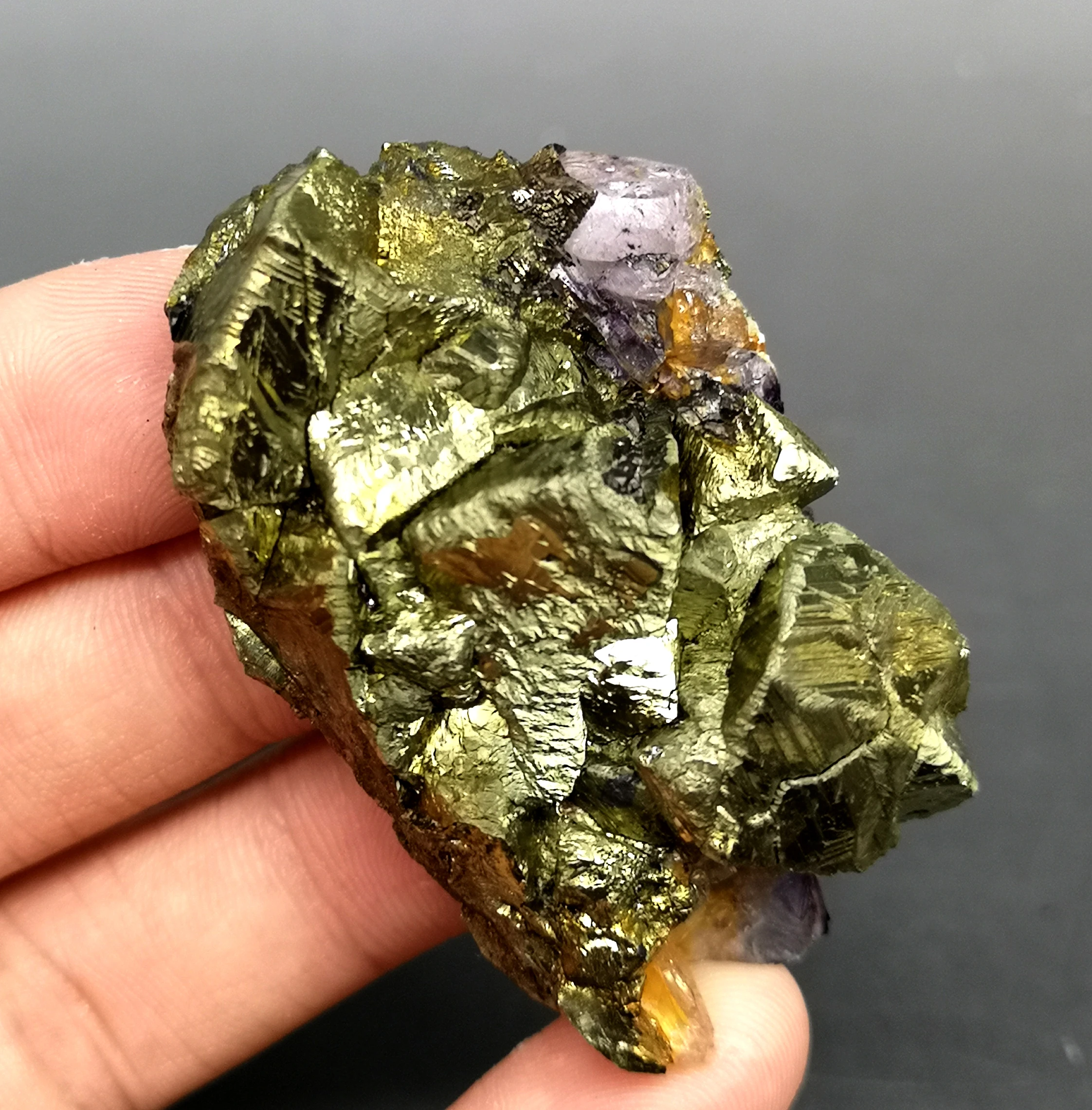

46g Natural Chalcopyrite mineral crystal specimen Stones and crystals Rough quartz from China