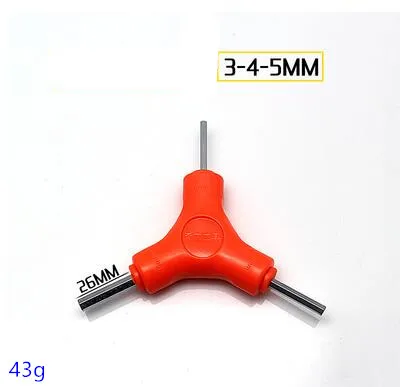 3 в 1 Y-тип тройничного шестигранный ключ Набор шестигранных ключей 2,5/3/4/5/6/8 мм для обслуживания велосипеда ремонт ручка инструмент - Цвет: B