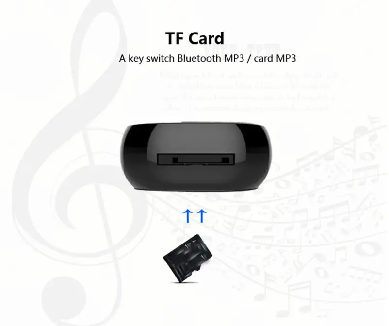 Новое поступление беспроводной Bluetooth аудио музыкальный приемник адаптер громкой связи двойной USB зарядное устройство AUX FM TF приложение управление apr26