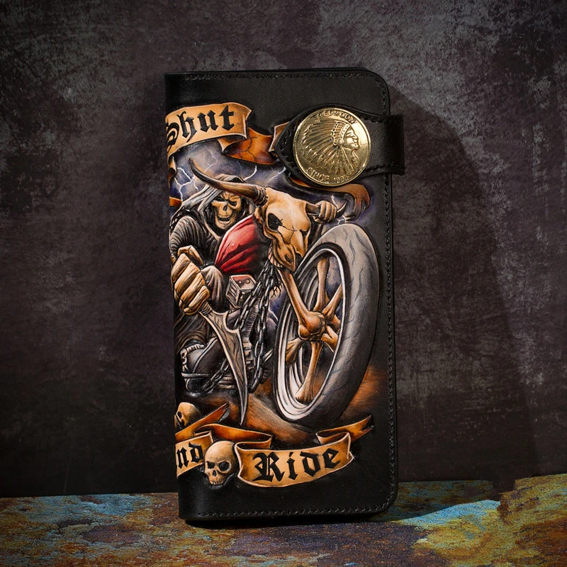 Billeteras hechas a mano de alta gama para tallar El oscuro, monederos, cartera para exhibición, no para venta temporal| | - AliExpress