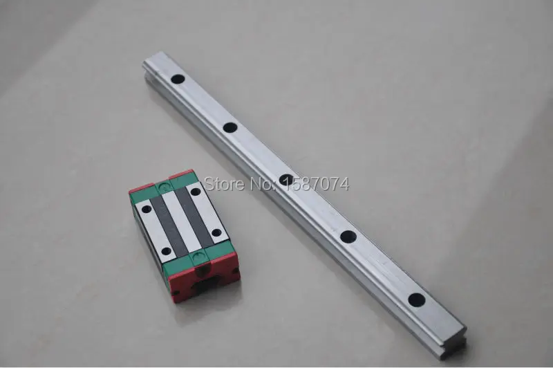 

100% New Original linear guide 1pc HGR20 500mm rail with two linear blocks HGH20CA