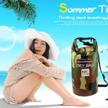 Качество 500D ПВХ Водонепроницаемый сухой мешок для хранения Рафтинг Спорт Каякинг каноэ плавание дорожные косметички 2L 5L 15L 25L