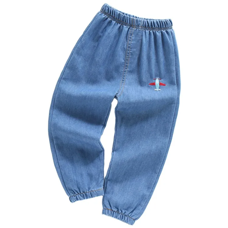 DZIECKO/джинсовые штаны для маленьких мальчиков; коллекция года; брендовые Детские брюки; ковбойские джинсовые штаны; джинсы с вышивкой автомобиля; Одежда для маленьких мальчиков и девочек