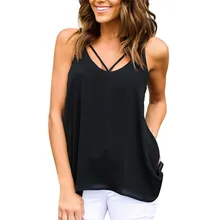 Новинка, женская летняя шифоновая рубашка без рукавов, Свободный жилет, мягкие Майки#0423 A#487