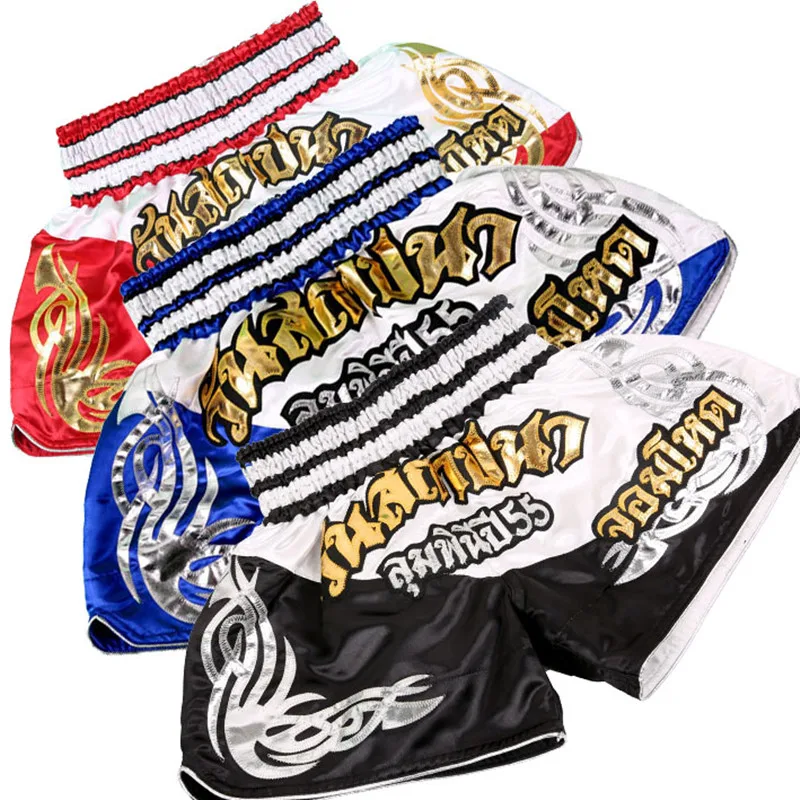 Goedkoop Anotherboxer Kick Boksen MMA Shorts Kinderen Muay Thai Vechten Grappling Sanda Trunks Kids Jongens Meisje Kickboksen Bjj Gym Broek