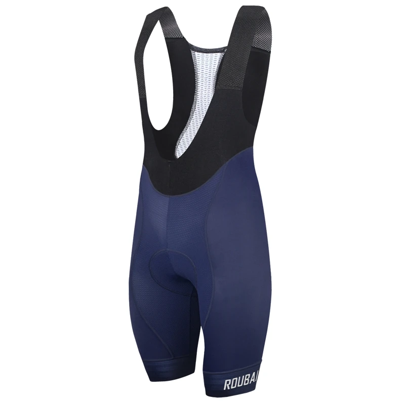 

Roubaix Cycling bib shorts Blue and black cycle bottom 2019 New Breathable technology Non-slip webbing short 9D gel pad pants