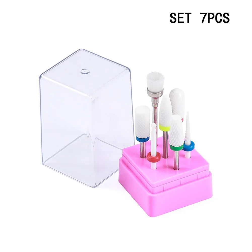 

Oakmoss Ceramic Nail Drill Bit Set For Electric Manicure Machine Accessories Nail Art Tools Electric Manicure Cutter Nail Drill