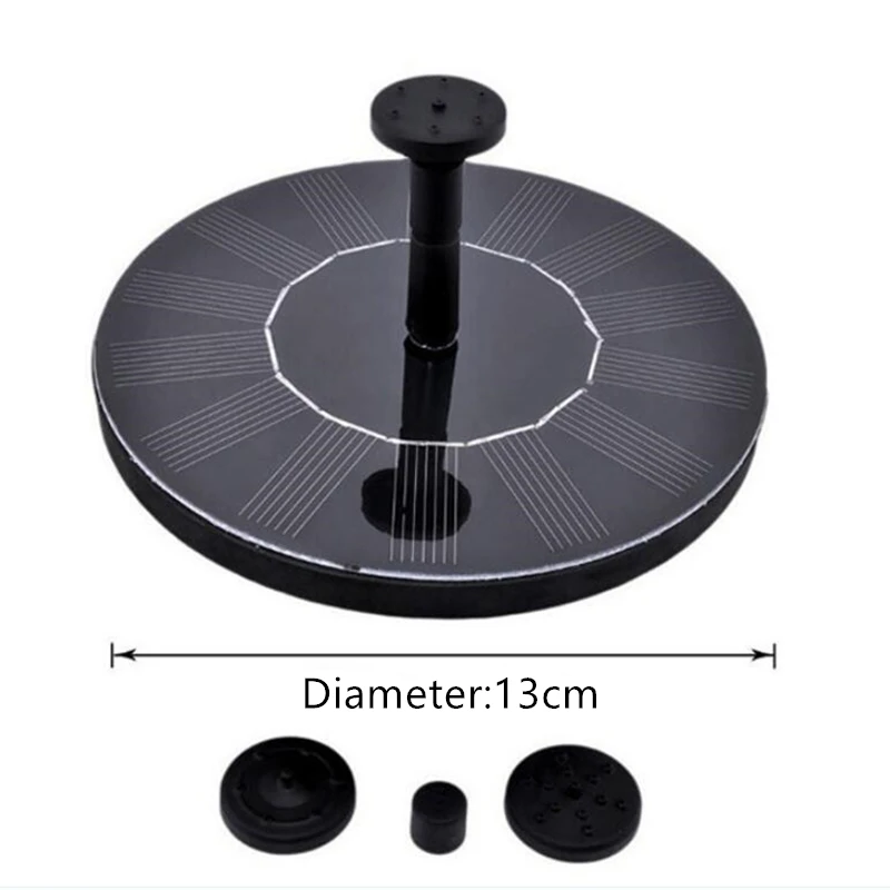 7V Solar Fountain Watering kit Power Solar Pump Pool Pond Submersible Waterfall Floating Solar Panel Water Fountain For Garden
