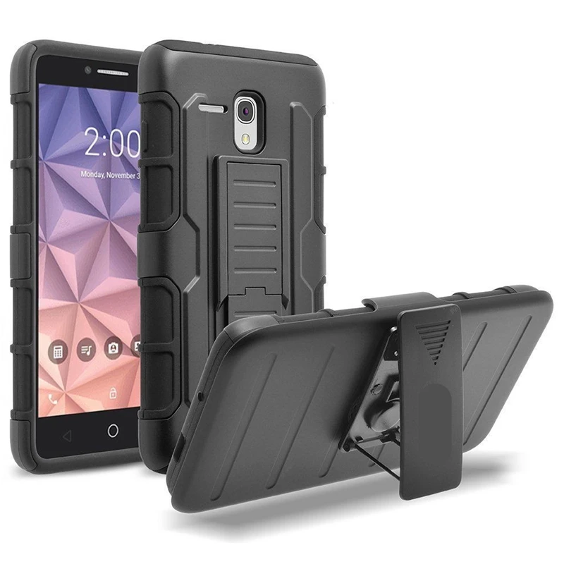 Прочный зажим для ремня чехол В виде ракушки Панцири жесткий Alcatel One Touch