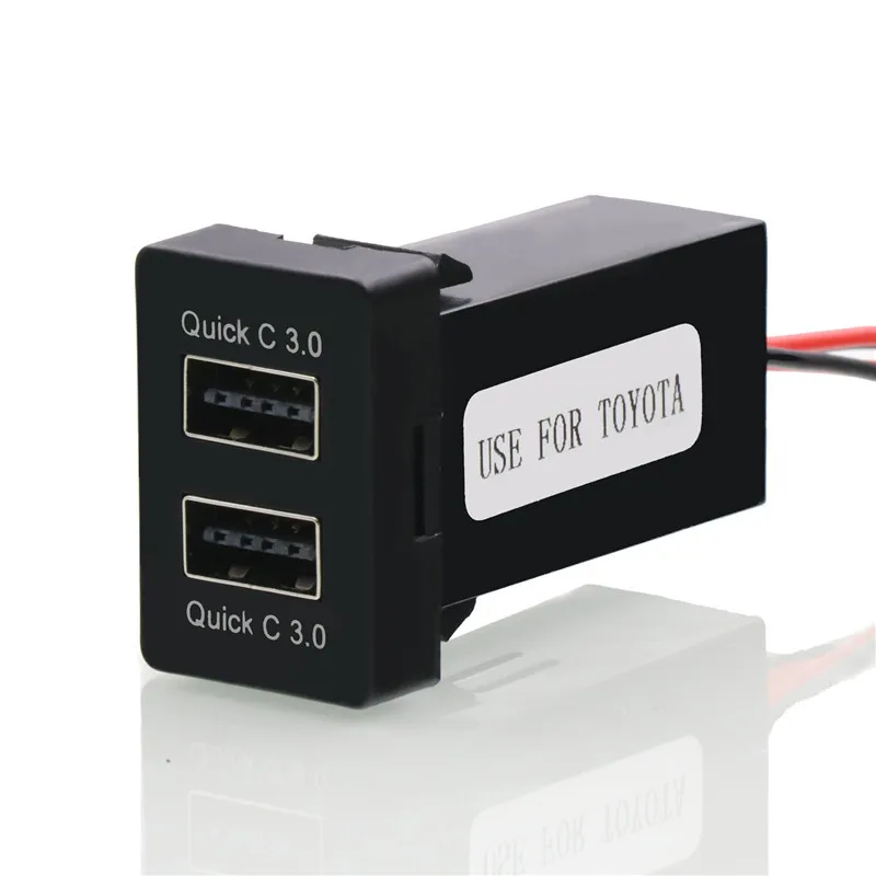 ihens5 Newest Car Interface USB Charger Dual Usb Port with Dual QC 3.0