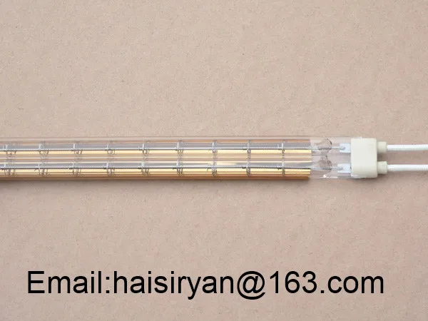 

sk15 customized 350w 500mm far Single tube Electric halogen IR quartz glass heat tube for pet blowing machine manufacturer
