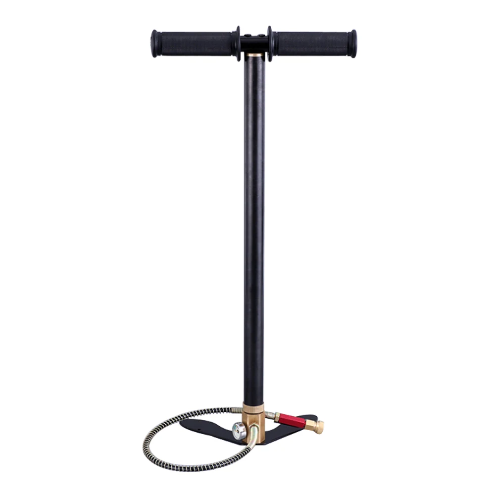 

300bar 30mpa 4500psi 3 Stage PCP Mini Hand Operated Air Pump For Car/motorcycle/bicycle Inflator , Mini High Pressure Compressor