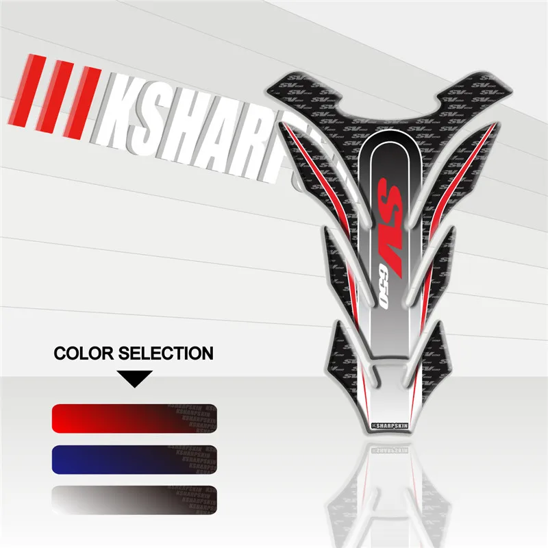 

New motorcycle fuel tank pad sticker protection decorative car stickers 3D decal for SUZUKI SV650 sv 650