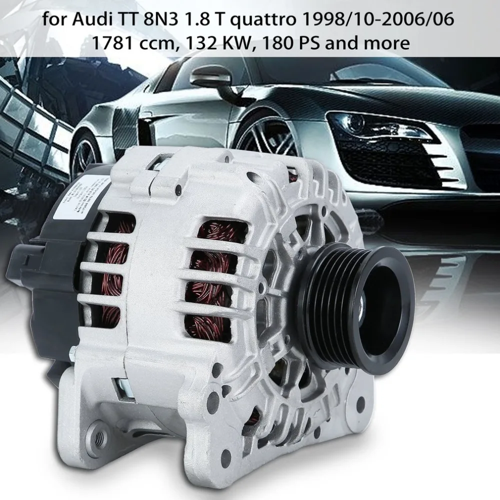 

(Ship From DE) New Auto Alternator Generator Replacement Part High Compatibity For Audi 021903025K Important Cars Accessories