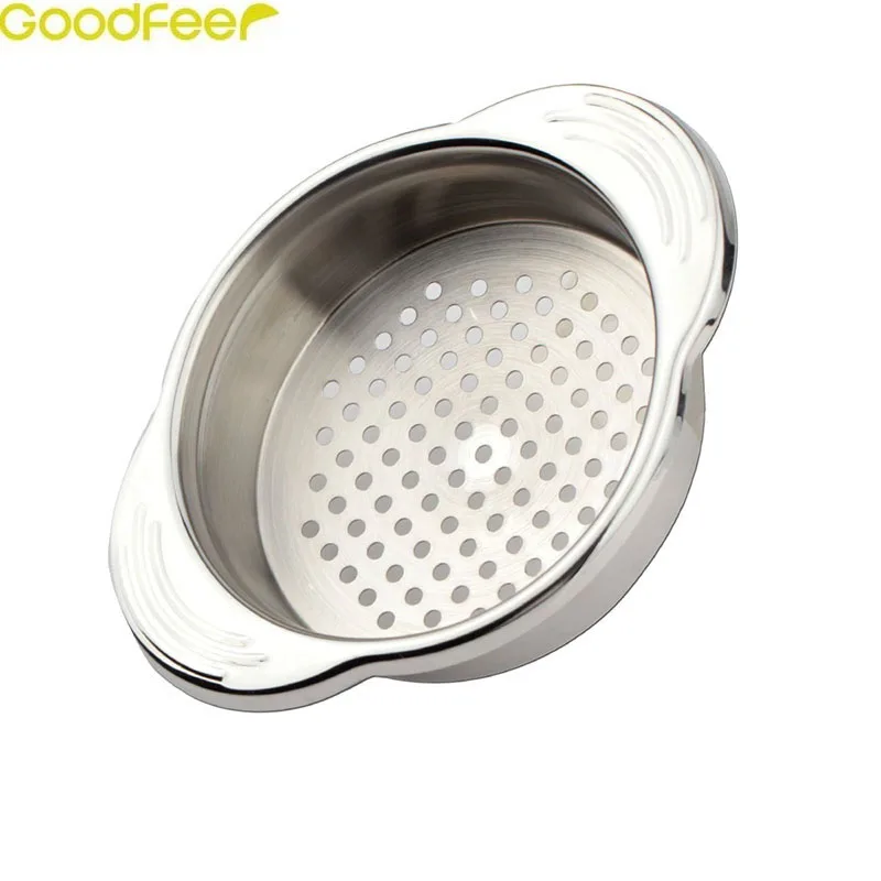 Goodfeer Stainless Steel Can Colander Fine Food Strainer Can Filter for