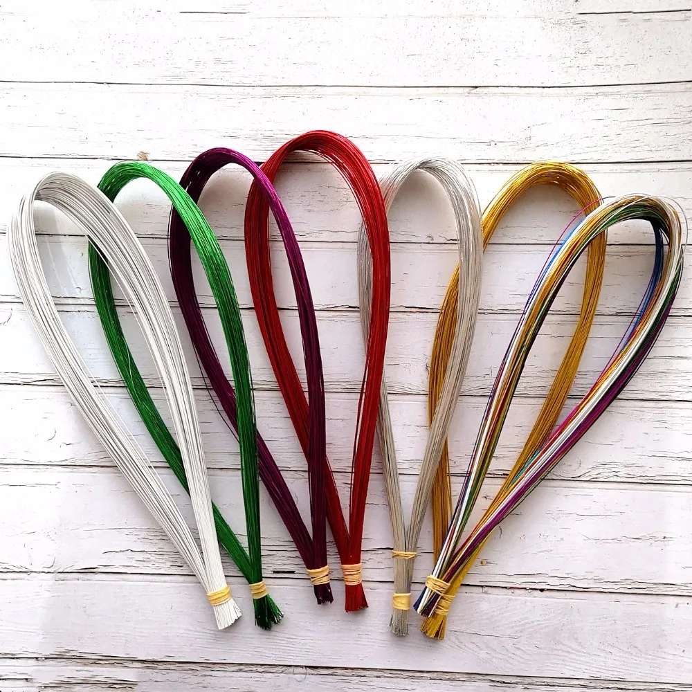 100PCS 80cm Length 22 0.8mm/0.031Inch Diameter Nylon Stocking Flower