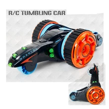 MKB 604 Mini RC Car Cars 4CH Four Wheel Foldable Trick Car Double-sided Falling RC 3D Pull Deformation High-speed With LED Light