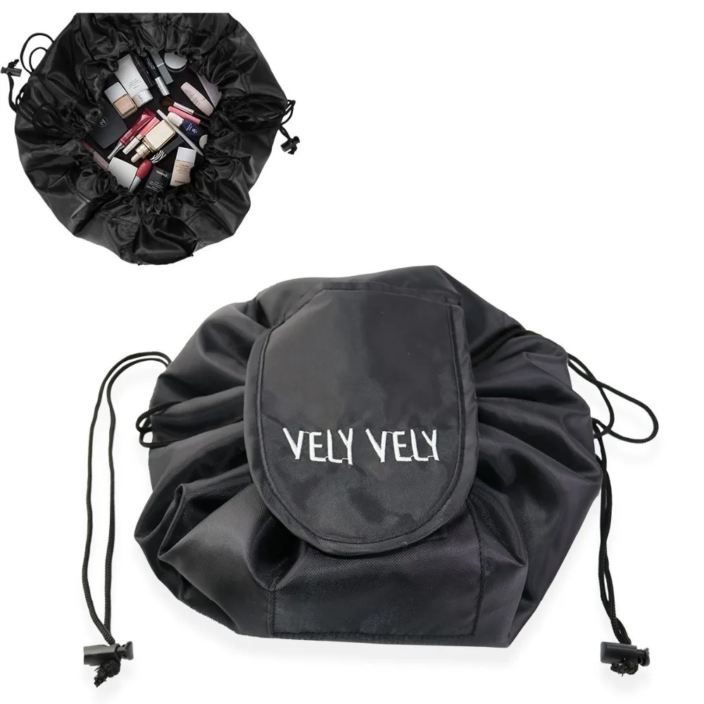 Large Capacity Women Cosmetic Drawstring Bag Magic Cosmetic Pouch