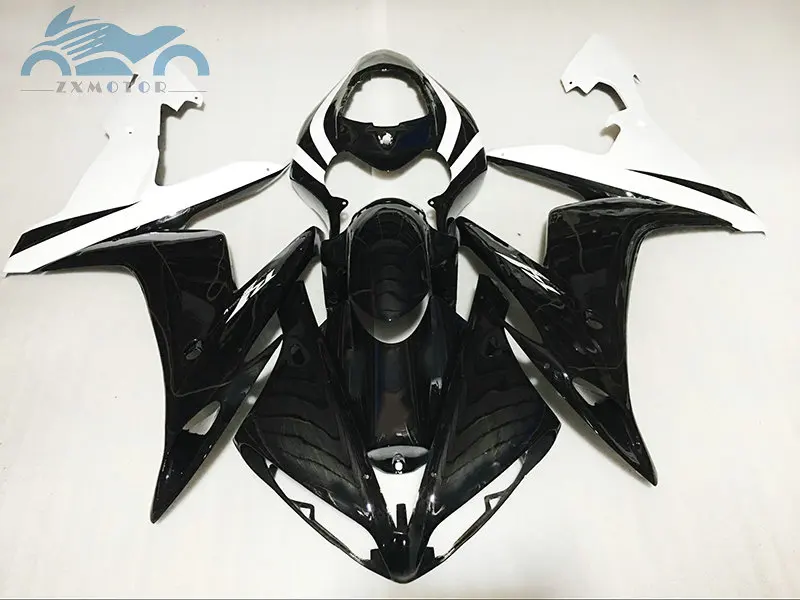 Комплекты обтекателей под заказ подходят для YAMAHA 2004 2006 YZFR1 04 05 06 YZF R1 черно белые