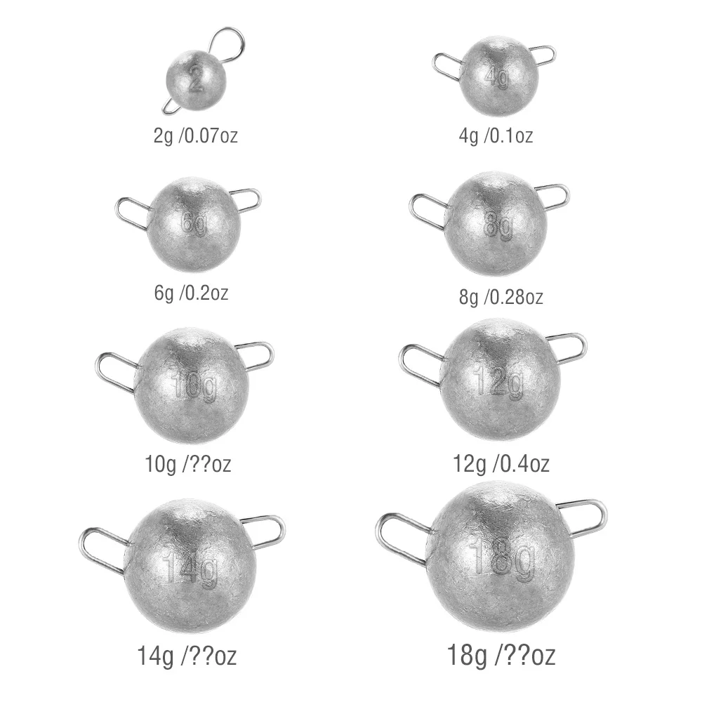 DONQL 10 шт./кор. Jig Head свинцовые для рыболовный крючок глубокий-пульки, Вес Мягкая приманка в виде червей 2g-18g Карп рыболовные принадлежности рыболовные снасти
