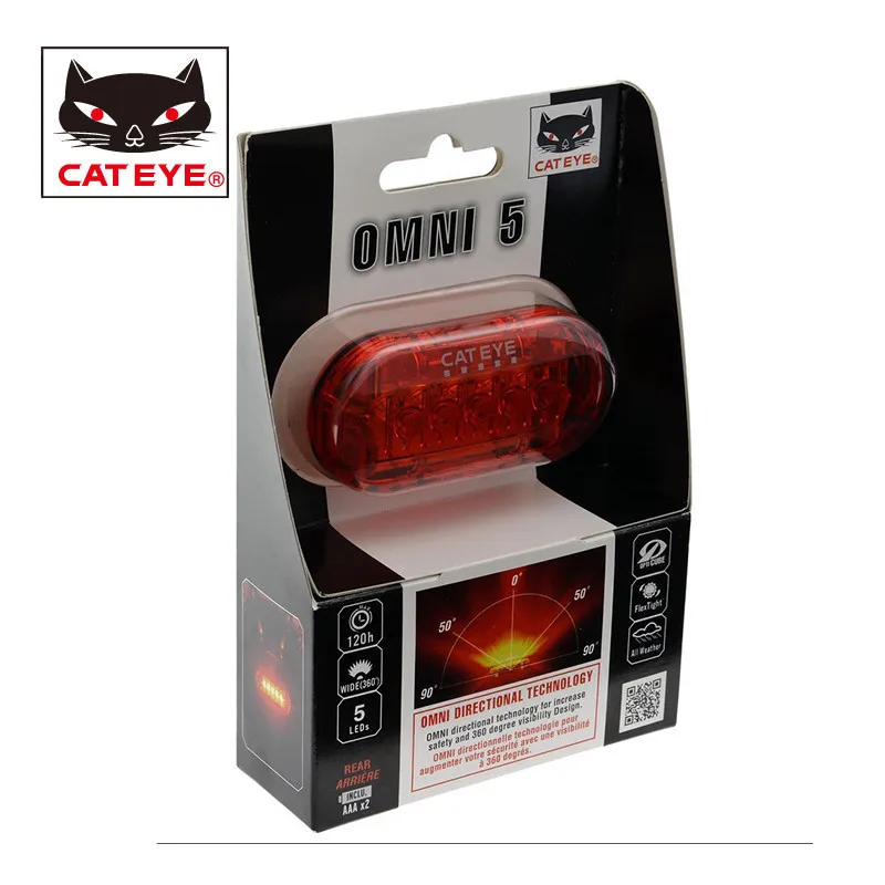 Cheap CATEYE Bicycle Taillight MTB Rode Bike Light LED Safety Lights Lamp Cycling Seatpost Saddle LampWarning Tail Light Accessories 1