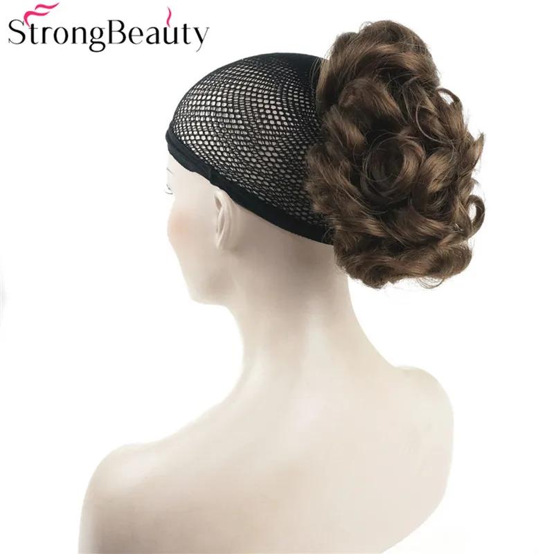 Сильный красота синтетические волосы короткие поддельные шиньон кусок кудрявые клип в наращивание волос для женщин 43 цвета - Цвет: 10