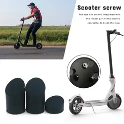 3pcs Rear Fender Screw Silicone Cover Waterproof Plug For Xiaomi M365 Or M365 Pro Electric Scooter Skateboard Accessories 3pcs Rear Fender Screw Silicone Cover Waterproof Plug For Xiaomi M365 Or M365 Pro Electric Scooter Skateboard Accessories