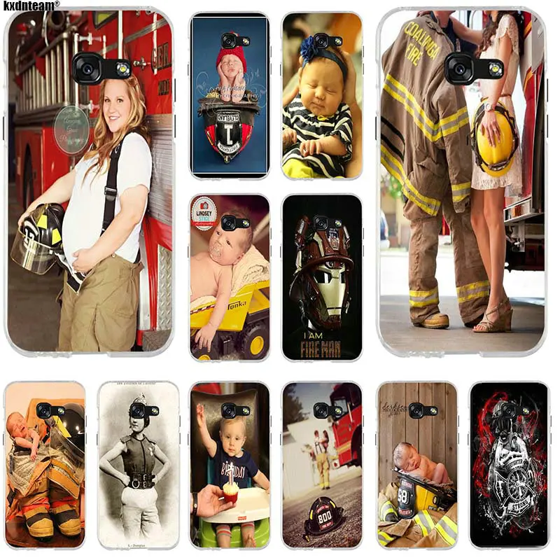 

Printing Patterns Firefighter Fireman Fire Helmet Soft TPU Phone Case For Samsung Galaxy J5 J7 J3 J2 J1 2016 A7 A5 A3 2017 Shell