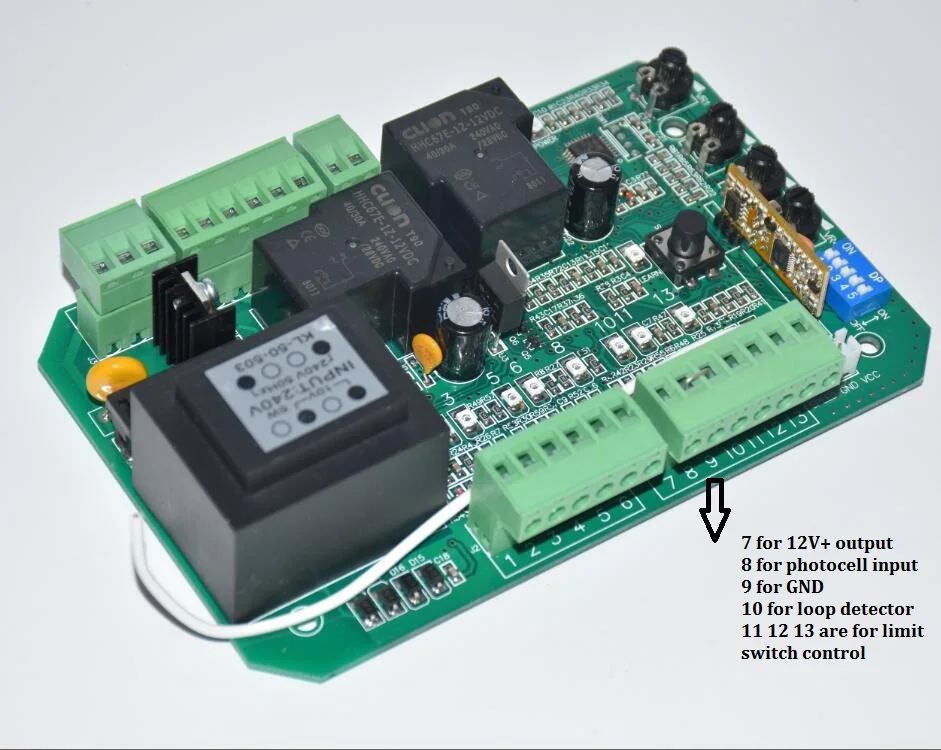 AC230V 120V раздвижные ворота открывалка двигателя блок управления PCB монтажная плата контроллера электронная карта пластина пульт дистанционного управления опционально