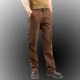 Весенне-летние мужские модные брюки-карго, повседневные хлопковые свободные рабочие брюки с несколькими карманами, военный комбинезон, уличные брюки