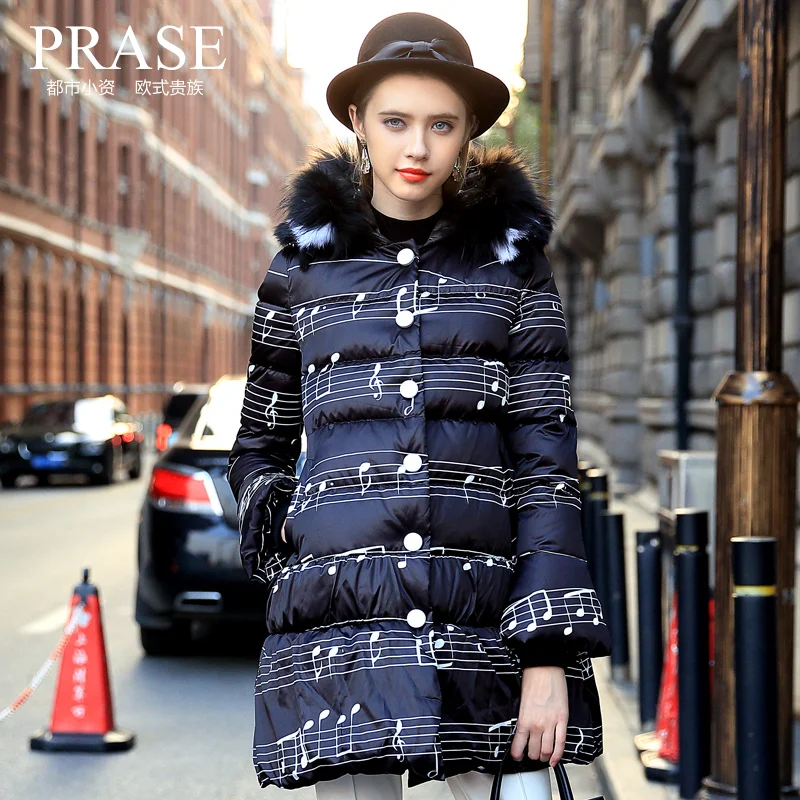 Luxury Raccoon Fox Fur Hood winter jacket women parka natural real fur coat for women thick