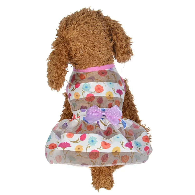Summer Dress Dog Sweetie Princess Dresses Colorful Cheap Pet Princess Dress For Dogs 5076 Newin