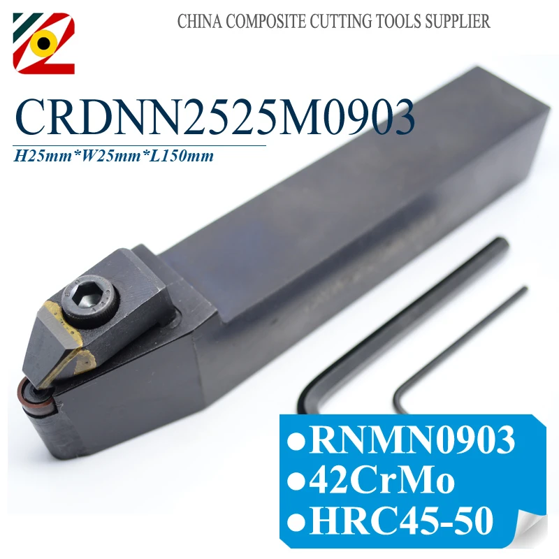 pipe bending machine EDGEV CBN Insert Tool Holder CRDNN2525M09 CRDNN2525M12 Lathe Turning Tools For RNGN0903 RNGN0904 RNMN1203 RNMN1204 RNMN1207 chamfer end mill