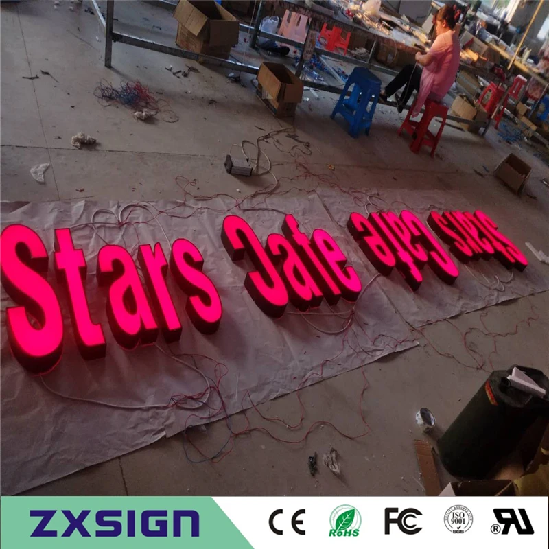 stainless steel ligbt box led letters3
