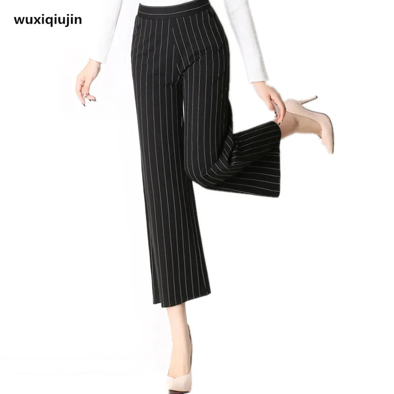 2017 new spring women elastic casual pants plus size 6xl