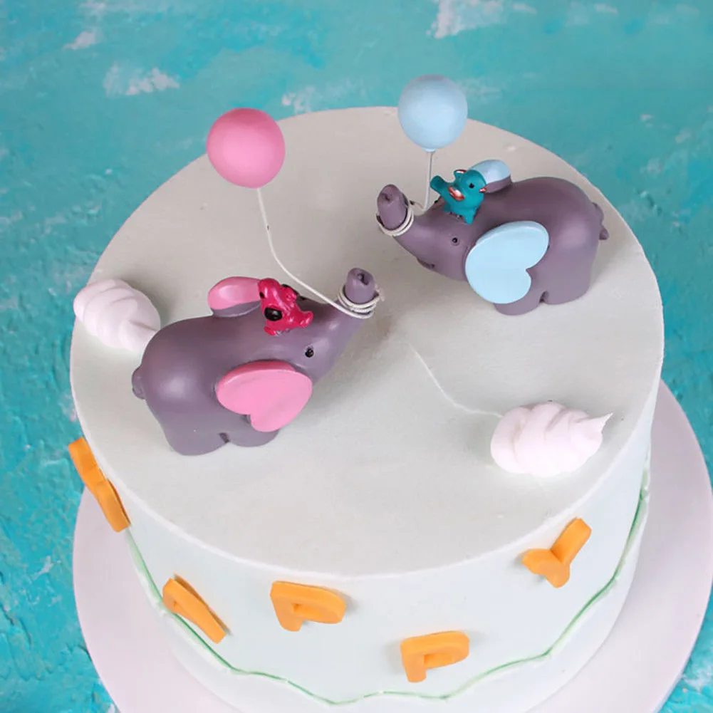 Горячий Слон-Шар Леденец счастливое украшение для именинного торта десертный Декор подарки украшения FQ-ing
