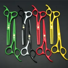 1023#5.5 ''16 см фиолетовый дракон заводская цена парикмахерские Ножницы JP 440C Резка Ножницы филировочные ножницы Человеческие волосы Ножницы