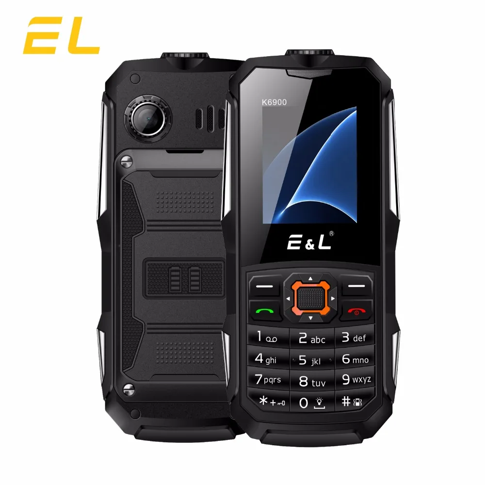 2G GSM мобильный телефон разблокированный оригинальный EL K6900 большой динамик