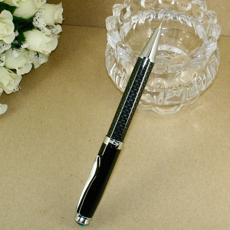 ACMECN высококачественный металлический черный карбоновый твист карандаш уникальный дизайн фирменные офисные канцелярские принадлежности 0,7 мм механический свинцовый карандаш