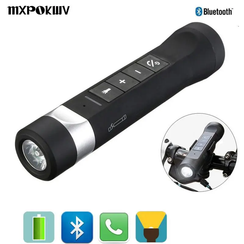 Портативный уличный Bluetooth динамик Многофункциональный водонепроницаемый