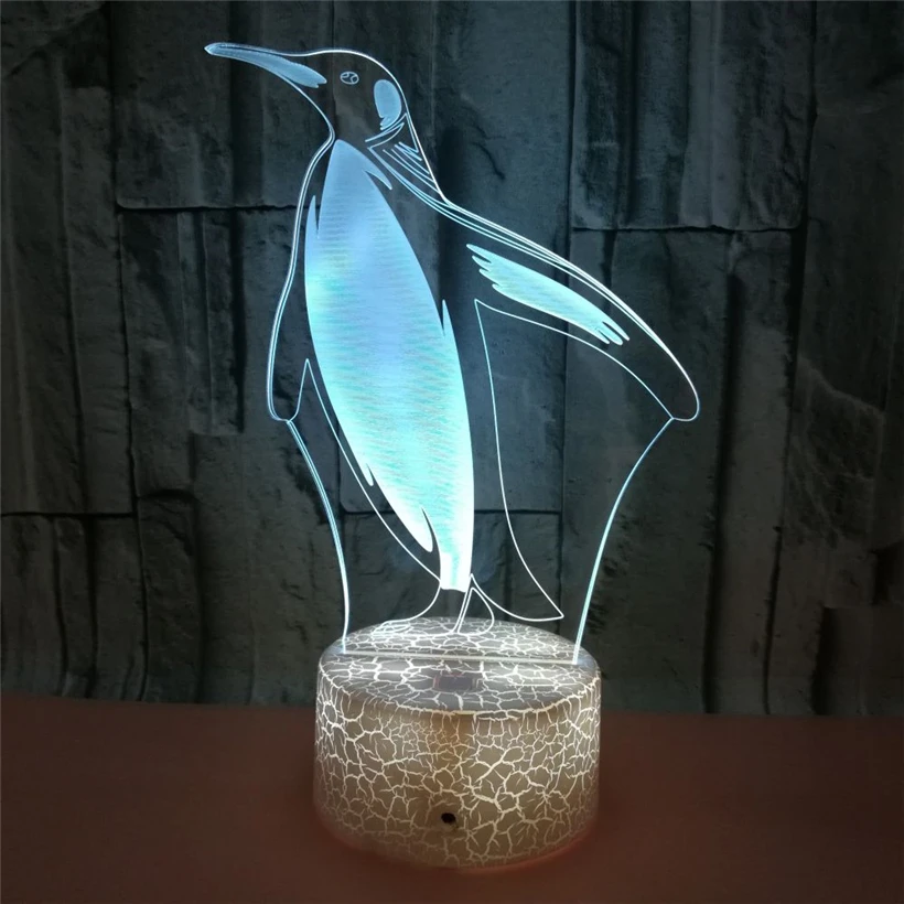 penguin 3D night light (2)