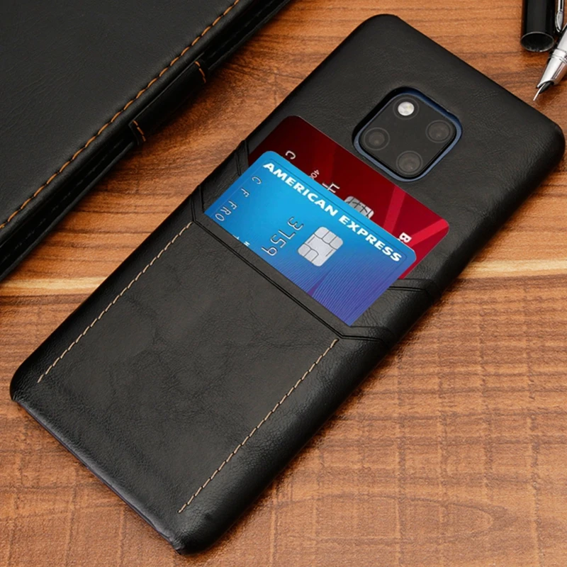 

Coque for huawei Mate 20 P30 Card Holder Case Mate20 Retro PU Leather Cover for Huawei Mate 20 Pro P30 Pro Phone bag Case Capa